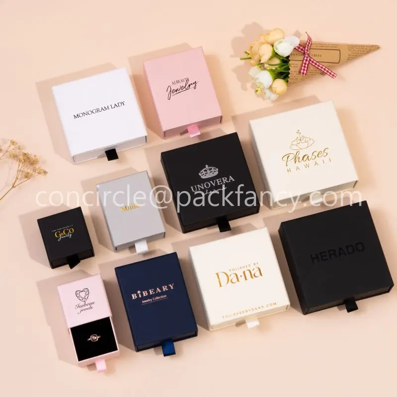 Pink Luxury Customized Logo Design Paper Gift Jewellery Boxes Small Necklace  Earrings Cardboard Packaging Jewelry Box with Lid - China Gift Box and  Paper Box price