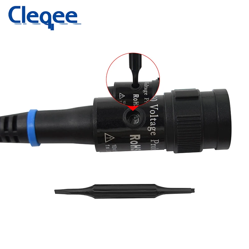 Cleqee P2000 Series Oscilloscope Probe DC 60MHz 100MHz 200MHz X1/X10 BNC for Tektronix HP oscilloscope probe