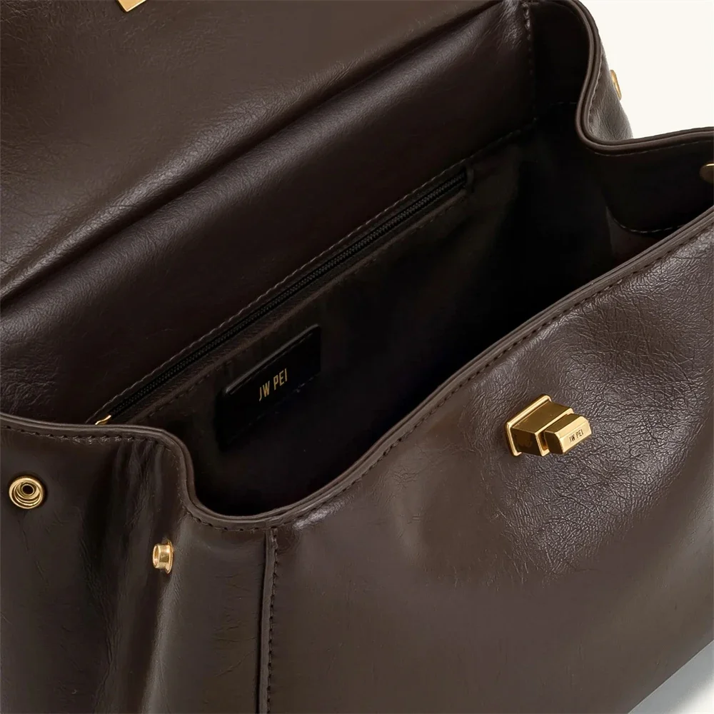 حقيبة يد JW PEI للنساء 2025 حقيبة كروس جديدة بقفل...