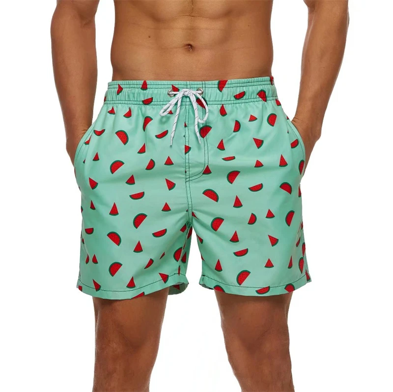 Men Summer Swimwear Shorts Male Swimming Trunks Swimsuits Beachwea Man Surf Beach Swim Sport Pants Board  And Pockets 3