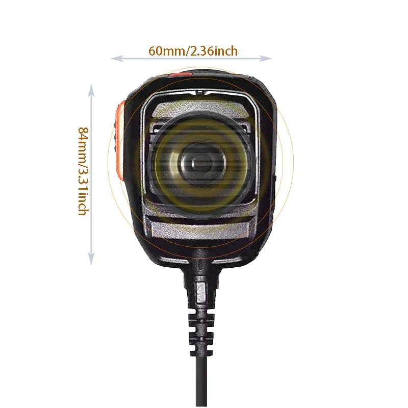 SM18N2Speaker Microphone IP67 for Walkie Talkie Hytera PD580 PD700 PD702 PD705 PD780 PD782 PD785 accessories for walkie-talkies