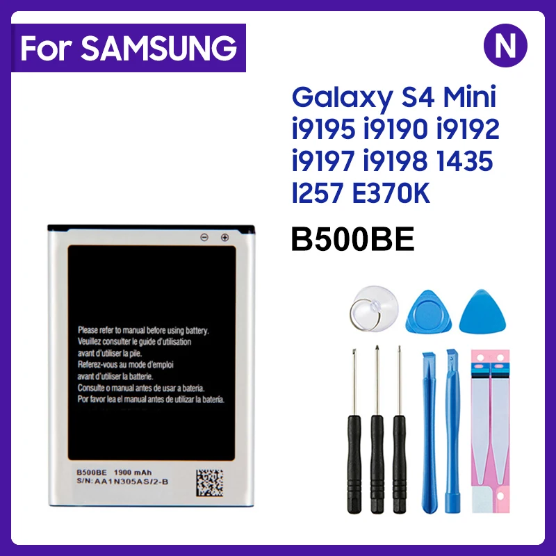 

B500BE 1900 мАч аккумулятор для Samsung S4 mini I9190 i9192 I9195 I9198 сменные батареи