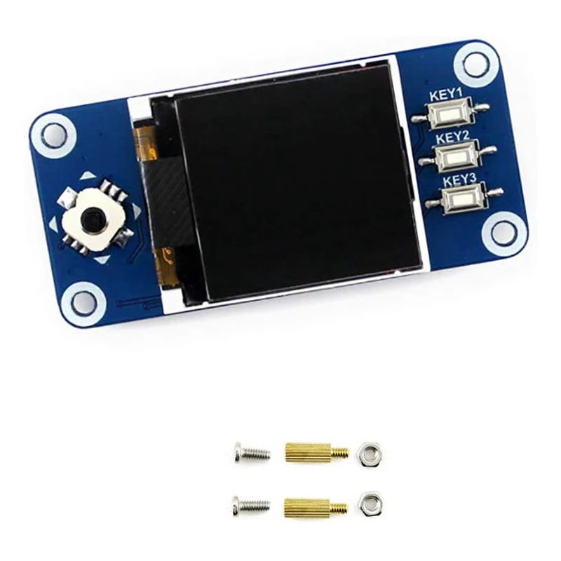 2B/3B/3B+/Zero/Zero W 128X128 픽셀 SPI 인터페이스 LED 백라이트 3.3V 용 새 1.44 인치 LCD 디스플레이 모자
