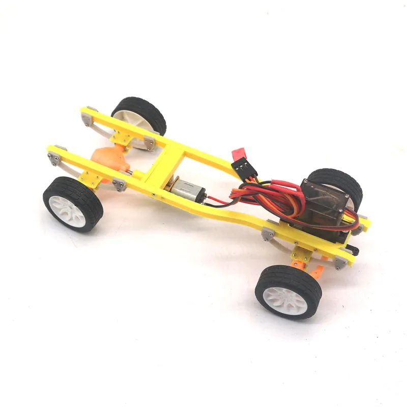 3D Print 4WD Chassis Unassembled Kit  For 1/36 RC Car Toy