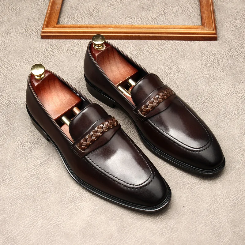 New Shoes Man, foot cover, style, leather production, handmade men's shoes, large, married. Dress size