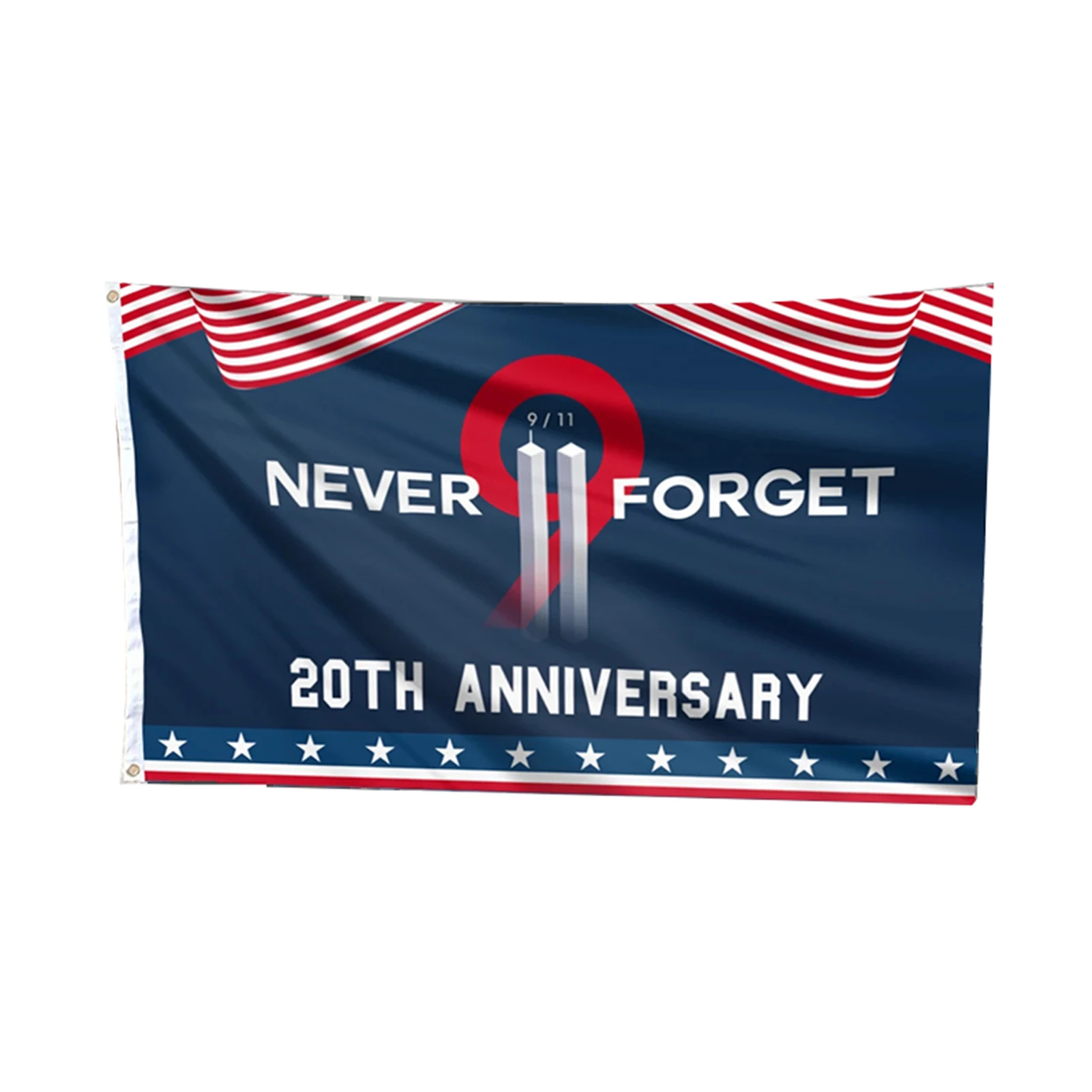

Мы никогда не забудем флаг 9,11, никогда не забывайте флаг 9/11 для сада 9/11, Садовый флаг на дней