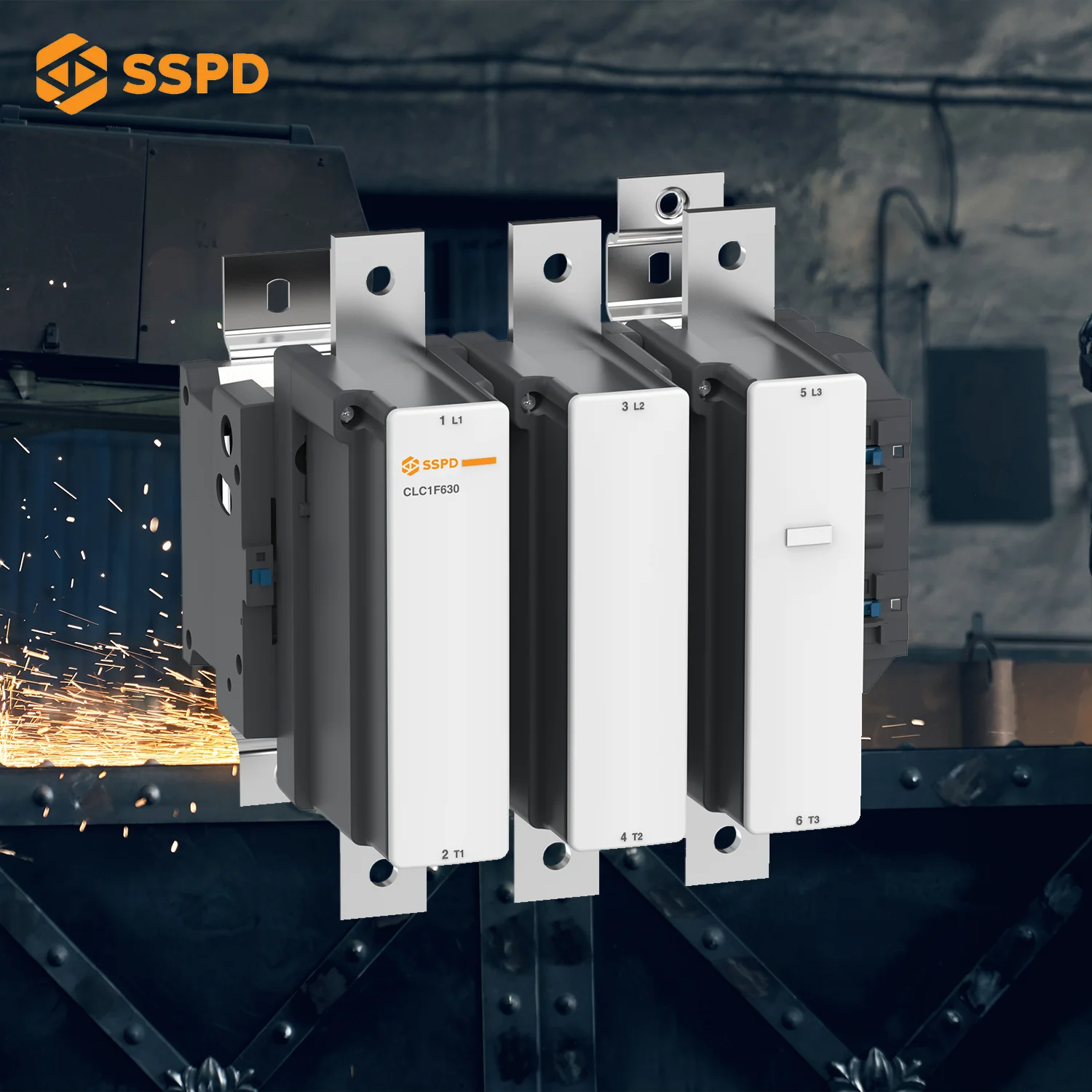 LC1 F Series High Ampere Electric Contactor 630A 1000V AC 110V/380V ...