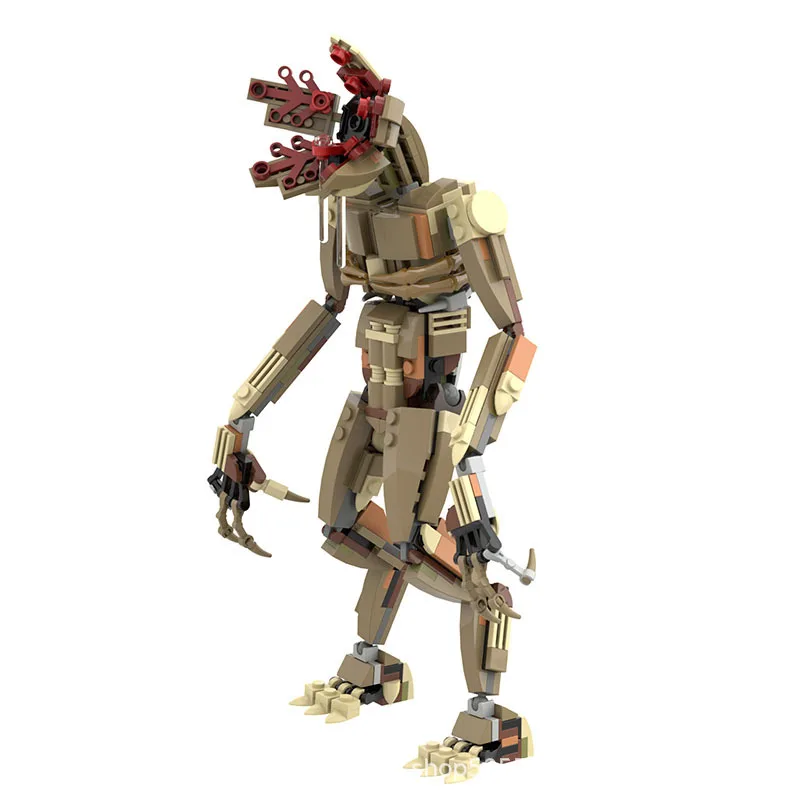낯선 것들을위한 MOC 몬스터 빌딩 블록 키트 Vecna ??시계 11 밴 벽돌 모델 데스크탑 장식 장난감 아이 선물