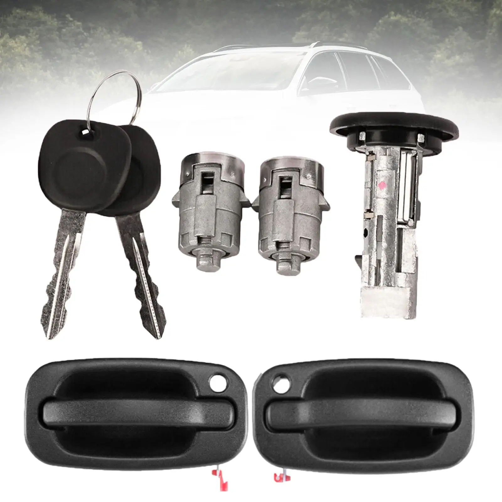 15298924 Easy to Install with Door Handle Spare Parts Car Ignition Switch 15034985L 15034986R for 1500 2500