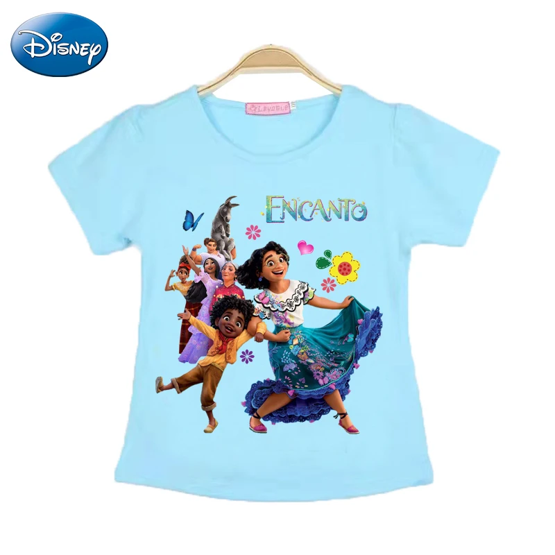 Em promoção! Novo Encanto Mirabel Roupas De Crianças T-shirts Disney  T-shirts Para Crianças Desenhos De Moda Kawaii Anime Tops Menino Roupas De  Menina De Camiseta