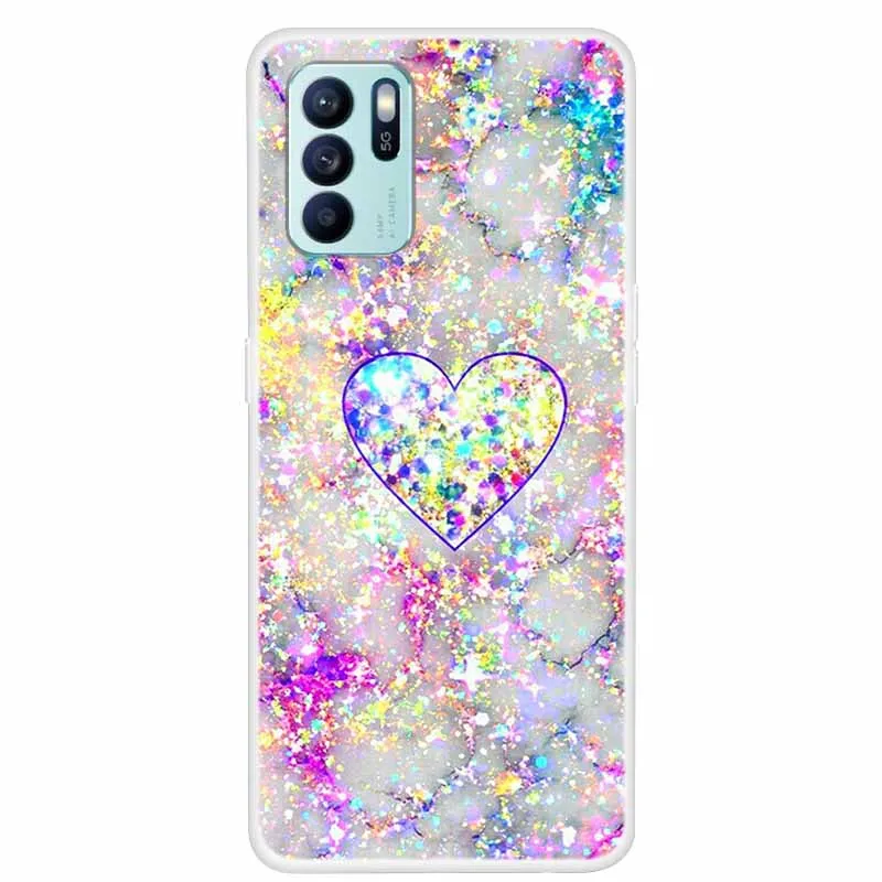 Elegant Clear Marble Soft TPU Silicone Cover