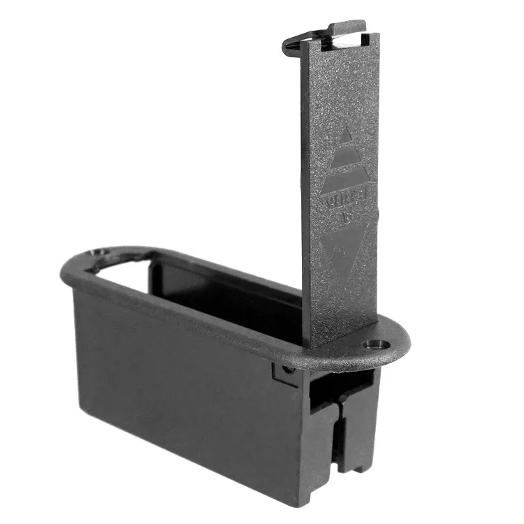 Bass-Batteriegehäuse, 81,5 x 29,5 mm, 9 V-Batteriekasten, flache Montage, Batteriegehäuse für elektrische Instrumente für aktive Tonabnehmer – Detail 10