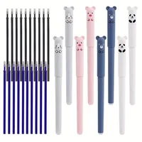 4pcs/set Kawaii Erasable Pens Set Back To School Supplies 0.38 mm Gel Pen For Writing Office Accessories Cute Korean Stationery 1