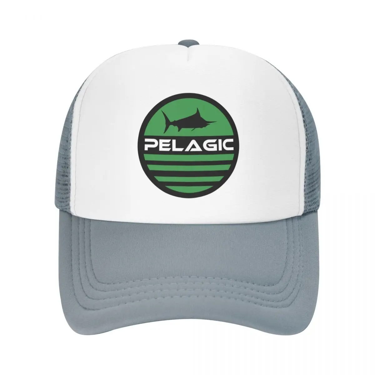 

Шапка Pelagic для мужчин и женщин, винтажная Кепка-тракер для рыбалки и ловли морской рыбы, Кепка от солнца для работы, бейсболка с регулируемой сеткой, лето