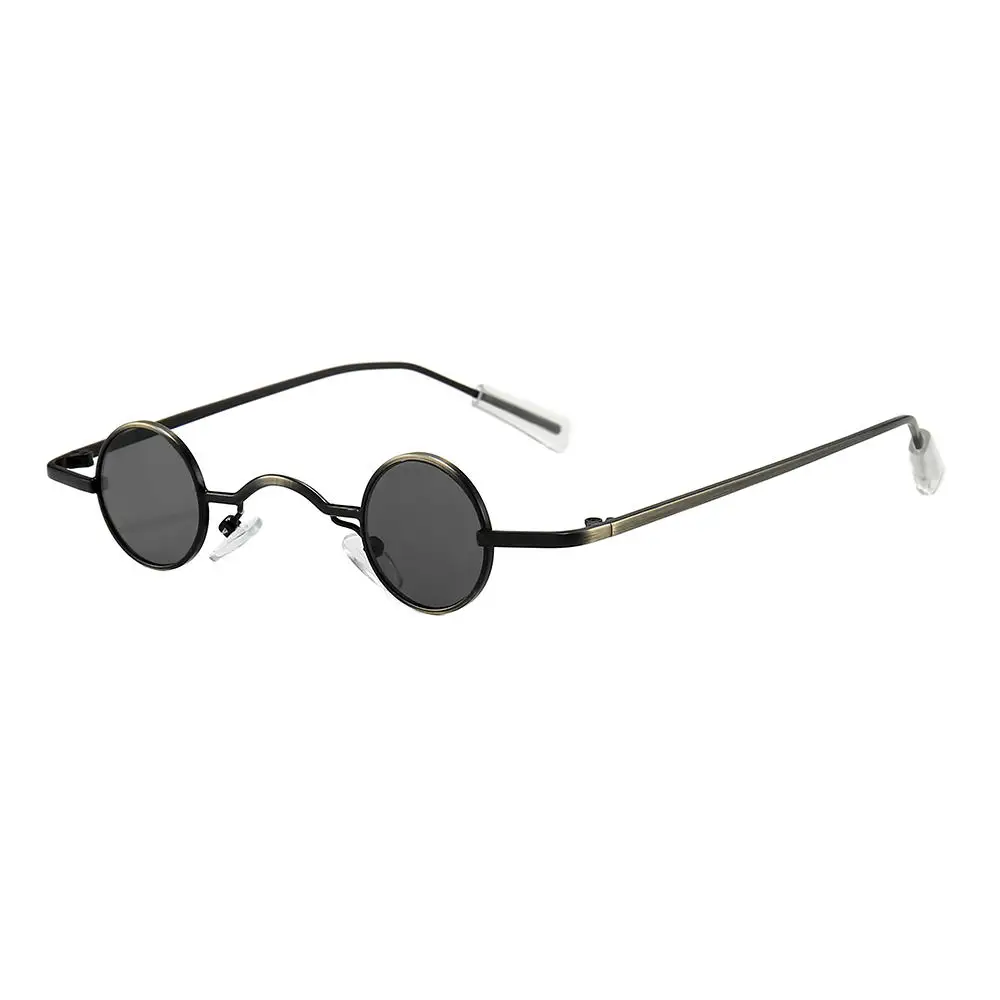 Retro Mini Sunglasses Round Men Metal Frame Gold Black Red Small Round Framed Sun glasses Male Goggles vintage sunglasses,retro round sunglasses