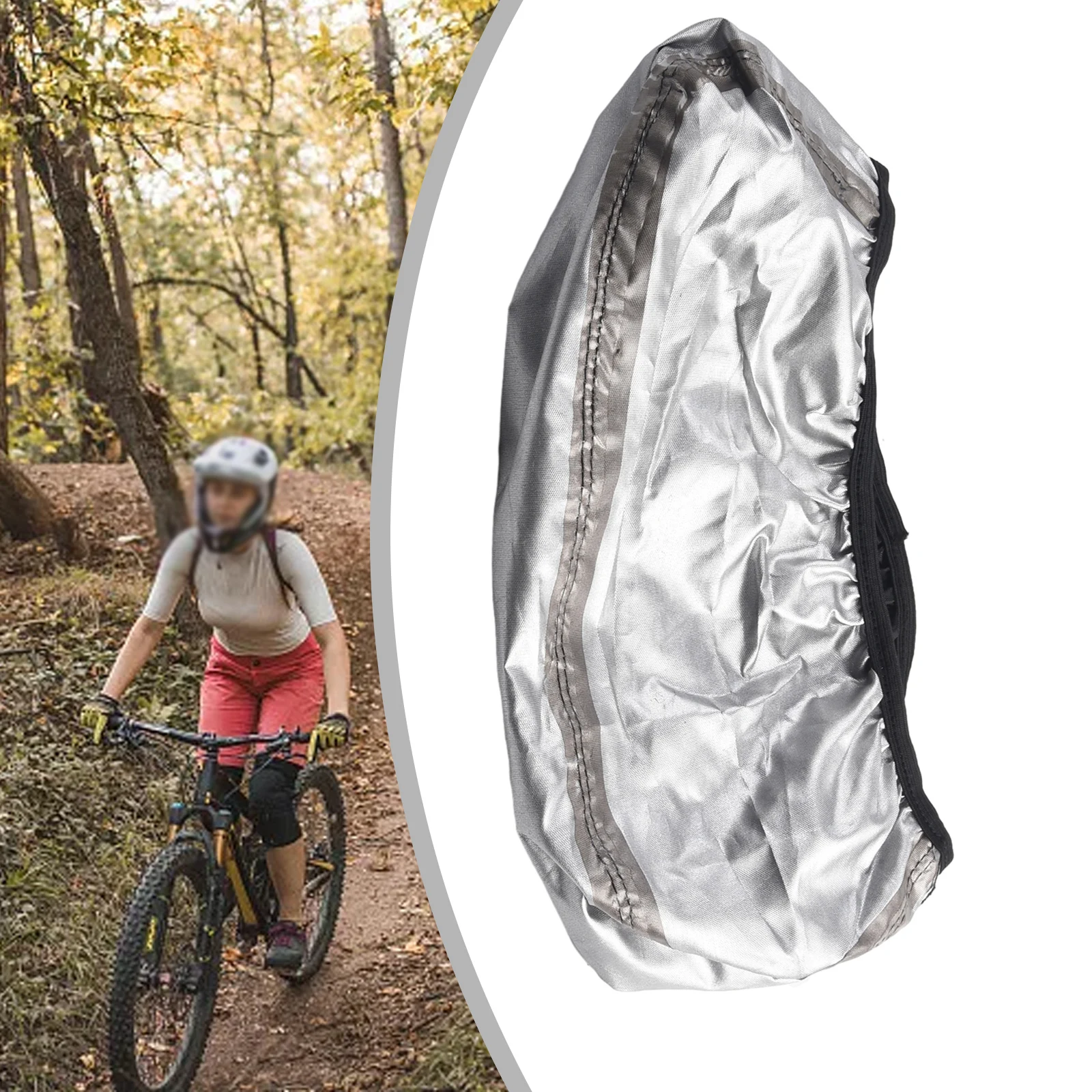 Wudaizhi Scatola Batteria al Litio Posteriore per Bici Elettrica Coperchio Antipioggia Copri Batteria Borsa Impermeabile Coperchio Protettivo Batteria per Bicicletta Elettrica