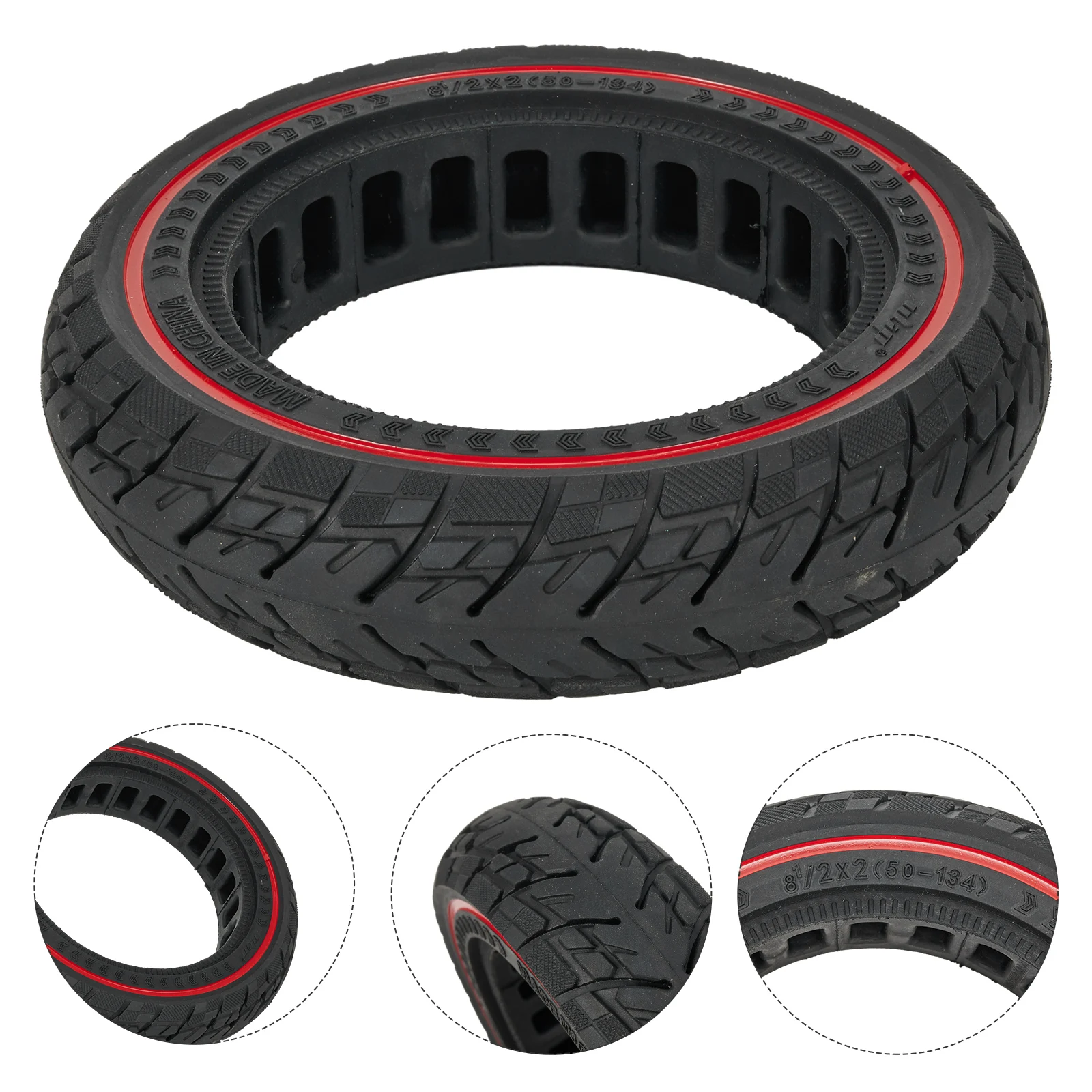 

Tire Solid Tyre Rubber Solid Tyre Useful 8 1/2*2(50-134) 8.5 Inch 9&9+/9 Black Electric Scooters For