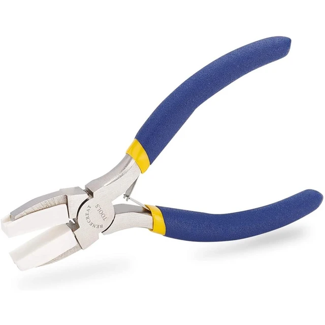 Flat Nose Pliers 5 Inch Smooth Jaw Pliers for Jewelry Making Wire Wrapping  Bending