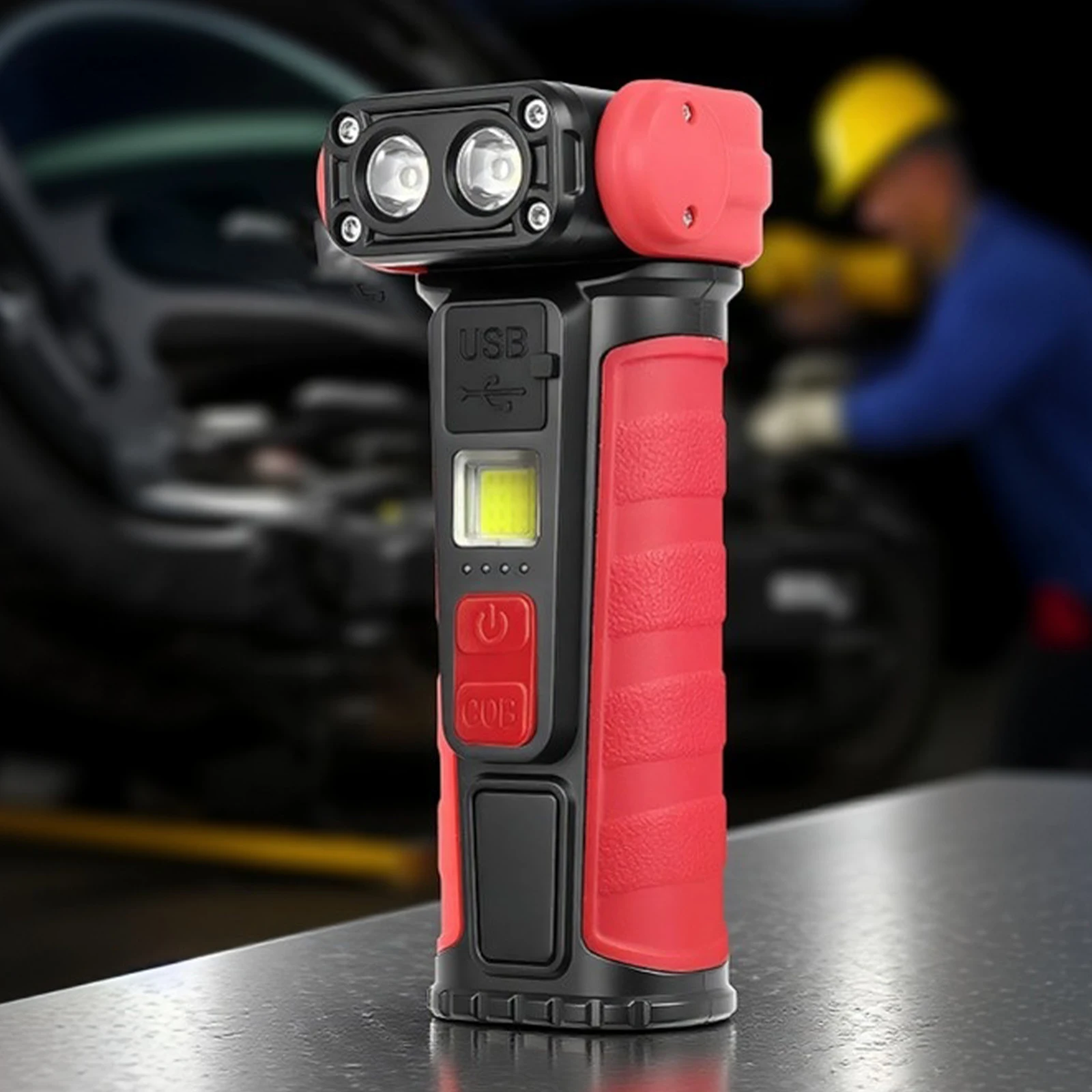 Rechargeable Flashlight Camping Torch Pocket Flashlight for Outdoor Emergency