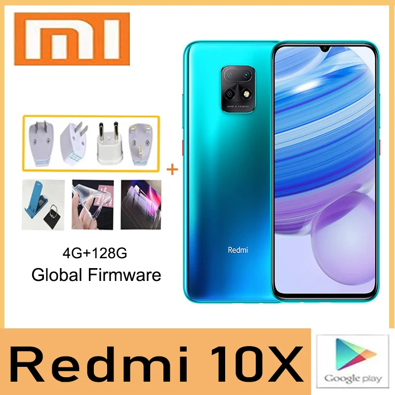 Смартфон xiaomi redmi 10X / Redmi note 9 мобильный телефон Прямой разговор сотовые телефоны