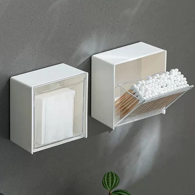 Plastic Wall Mounted Storage Boxes: The Perfect Organizer for Your Bathroom