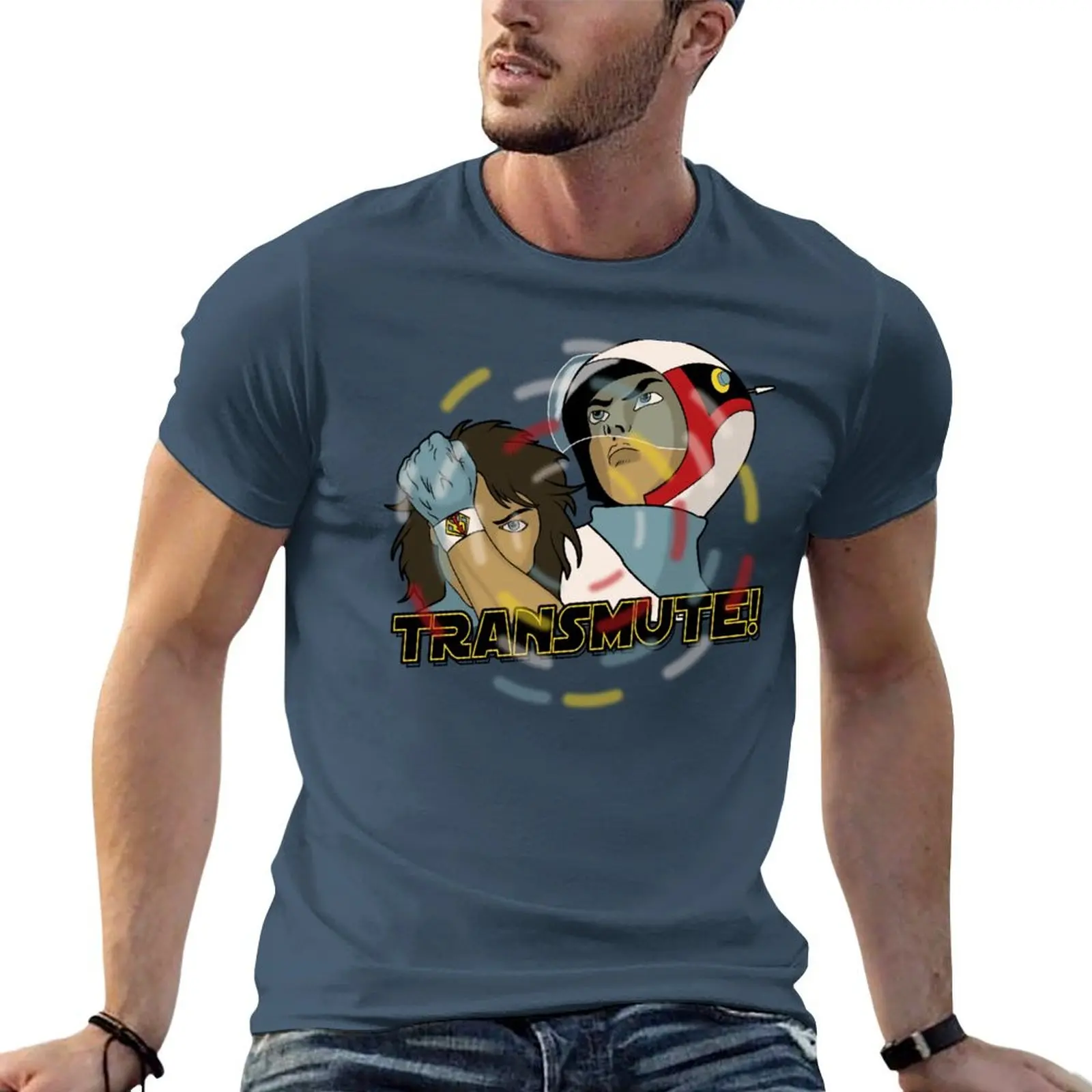 

Transmute T-shirt plus size tops for a boy Aesthetic clothing t shirt men