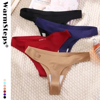 WarmSteps Seamless Women's Panties S-XXXL Plus Large Size Underwear for Woman Bikini Panties Sexy Lingerie Female Tanga T-back