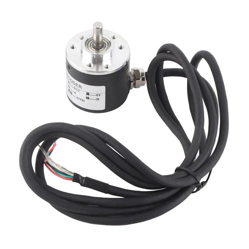 600P/R Magnetoelectric Incremental Rotation Encoder 5V‑24V 2‑Phases Shaft 6mm Industrial Automation Equipment Sensor image 3