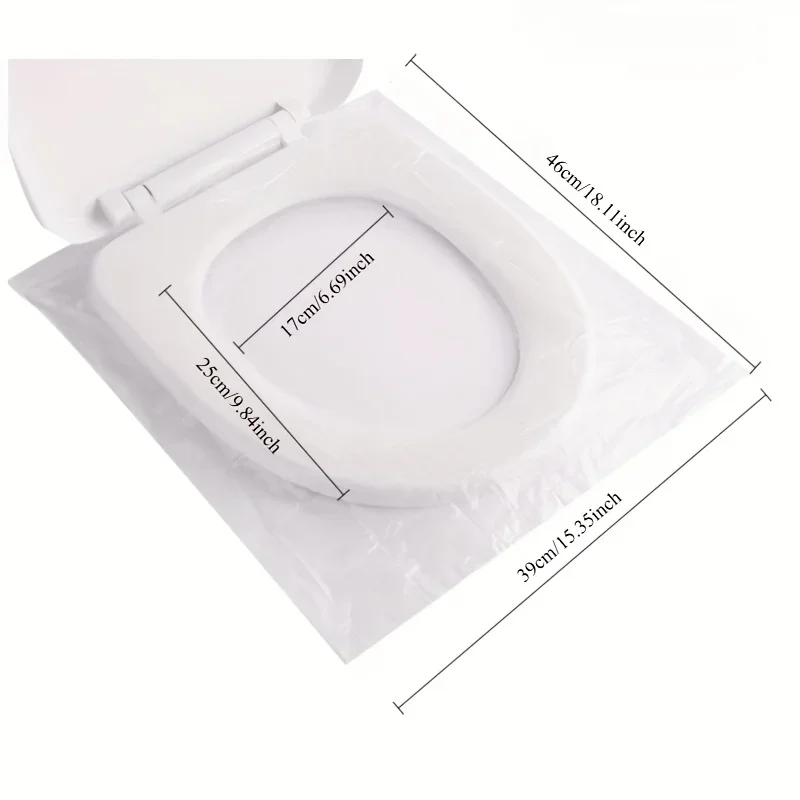 10/50pcs Disposable Toilet Seat Cushions, Toilet Seat Cushions, Sanitary Public Toilets, Travel Disposable Toilet Covers