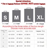 Cute Animal Tiger Rabbit Panda Pattern Luggage Cover for Travel Watercolor Suitcase Protective Cover Elastic Trolley Case Cover 3