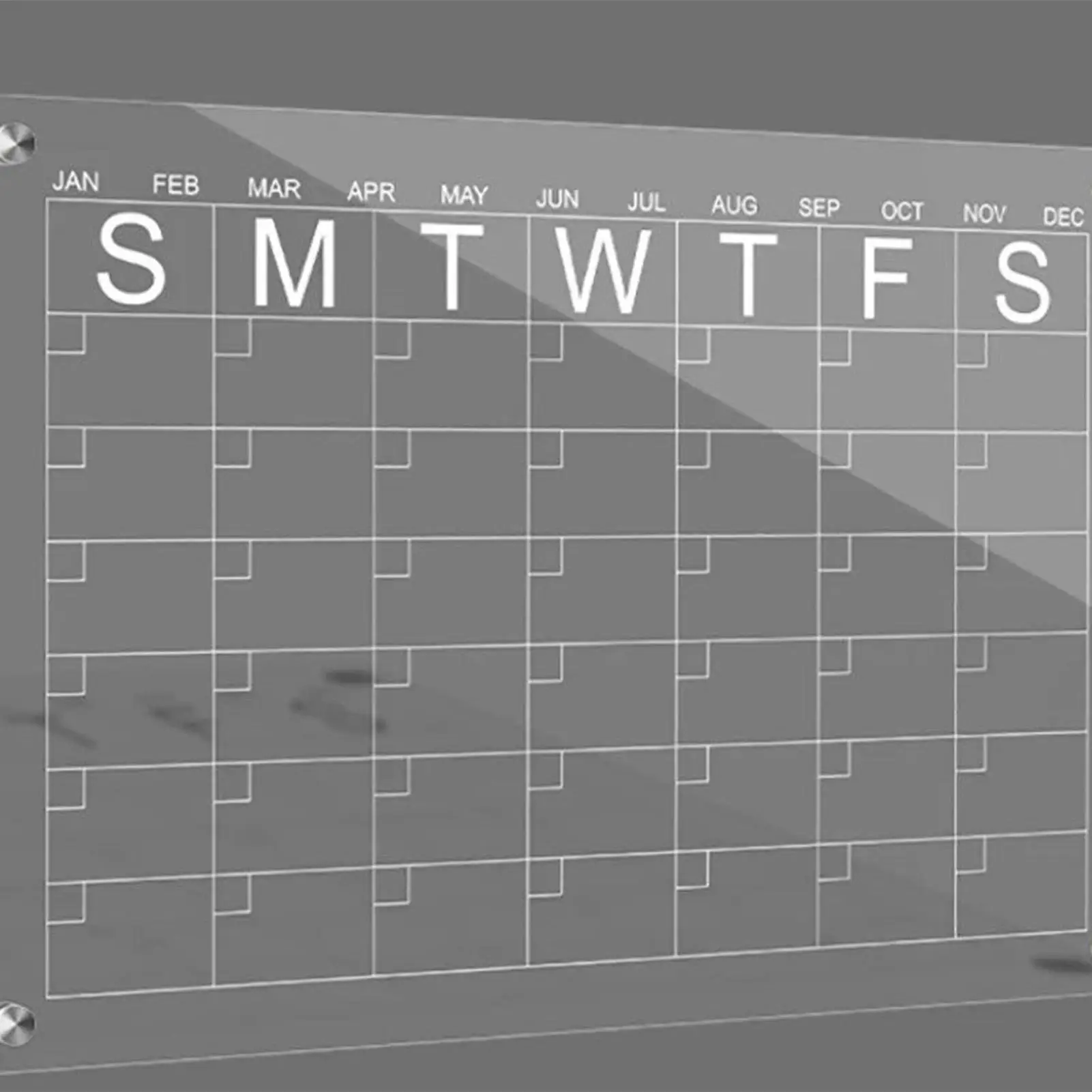 Clear Calendar For Fridge Fridge Calendar Clear Dry Erase Board Schedule Whiteboard With 6 Markers For Refrigerator Grocery List