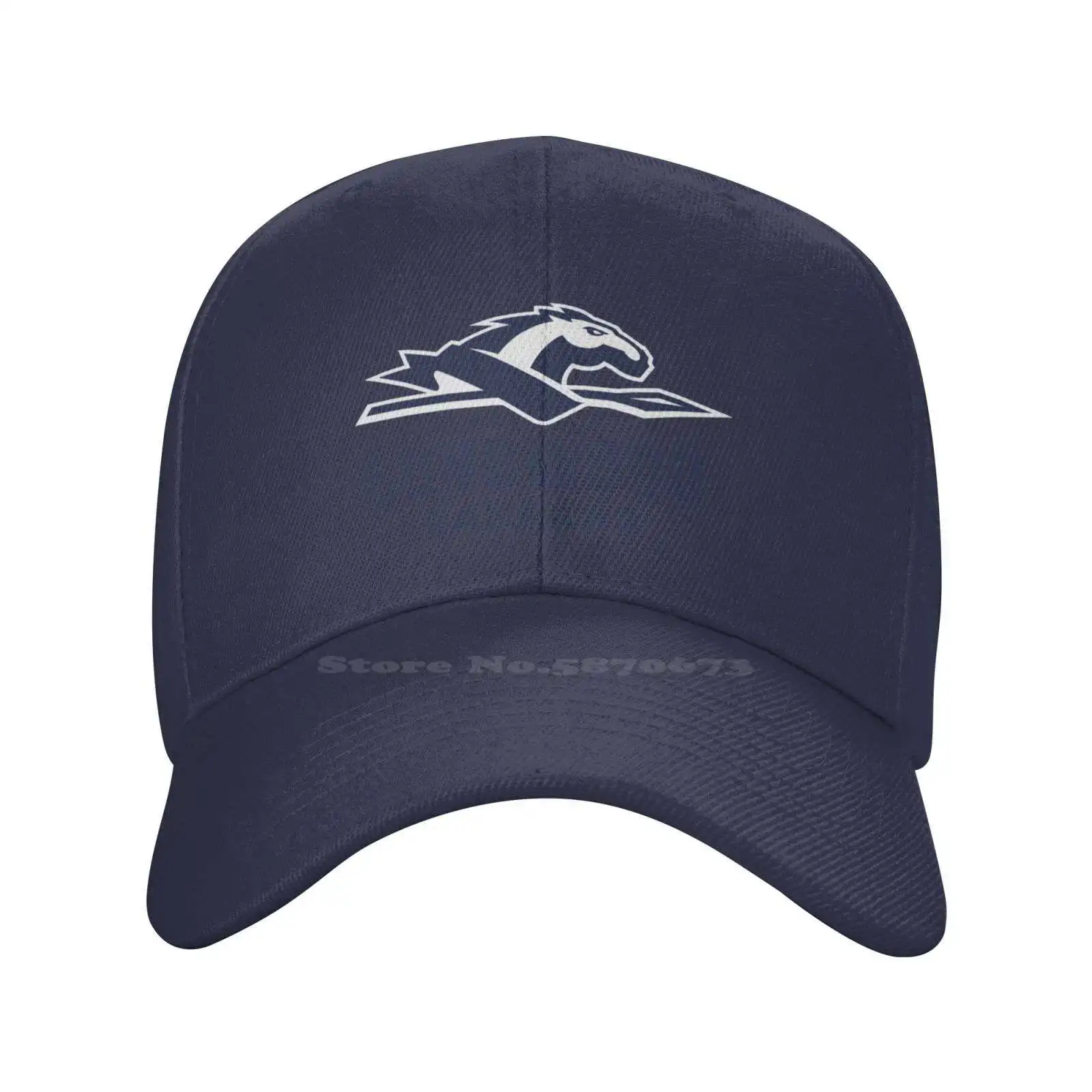 

Модная качественная джинсовая бейсболка Longwood Lancers с логотипом