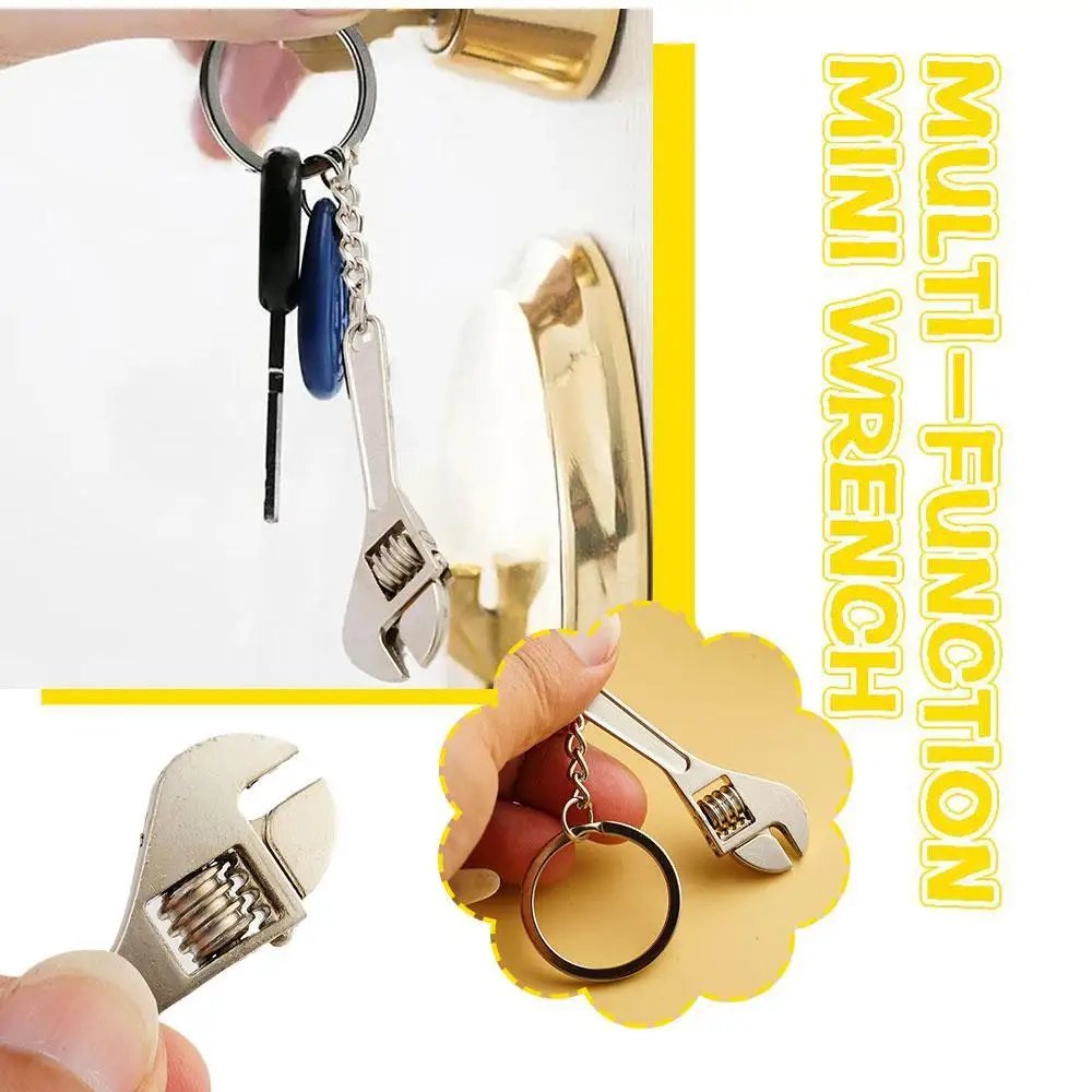 

Multi Functional Mini Wrench Portable Hand Tool Hand Key Chain Universal Adjustable Spanner