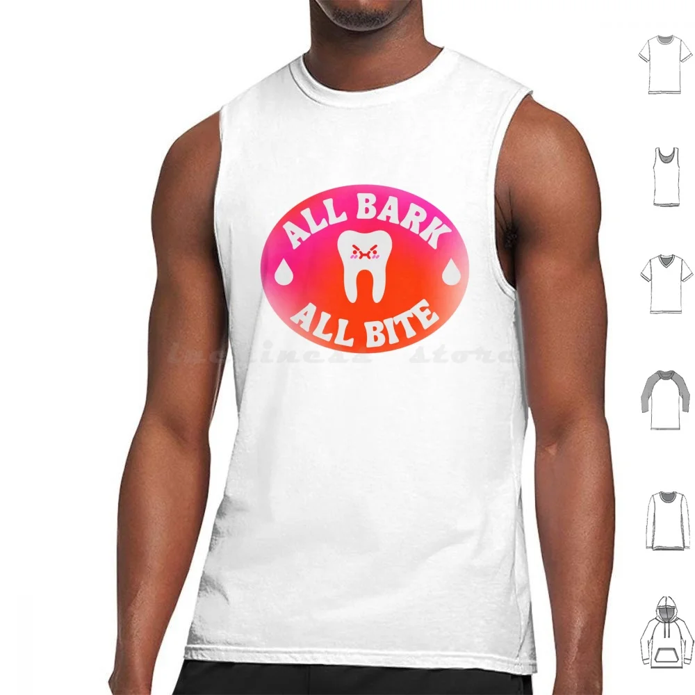 

Футболки All Bark , All Bite с принтом, хлопковые футболки All Bark All Bite кусать зубы Tooth Hard Tuff Cowgirl Athlete Health
