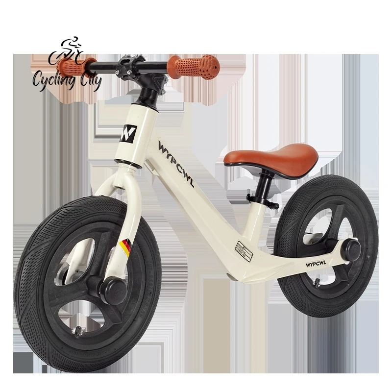 Children's Balance Bike Without Foot Pedal 1-6 Year Old Two Wheeled Cycling City Magnesium Alloy