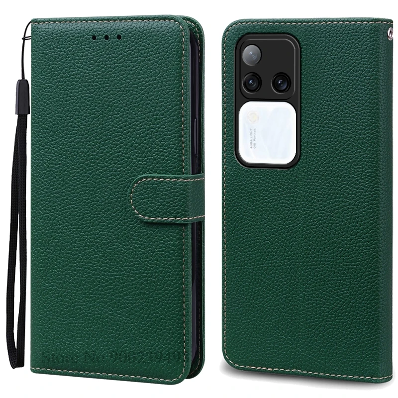 Leather Flip Wallet Case with Stand Feature