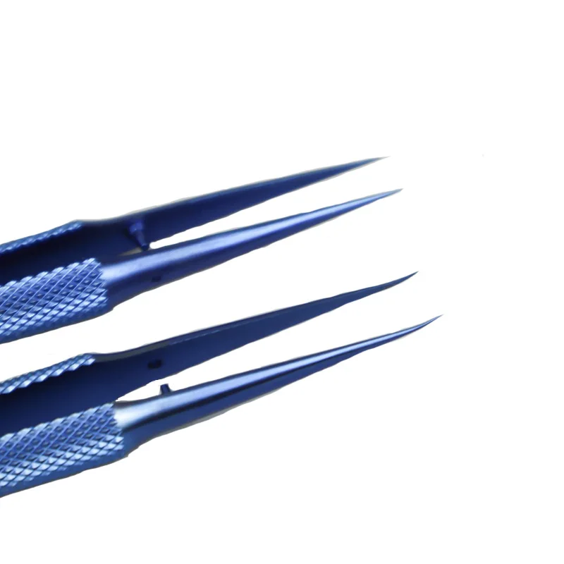 Mobile phone repair fingerprint flying wire tweezers Titanium alloy micro 0.15mm fine tip microscope straight curved tweezers