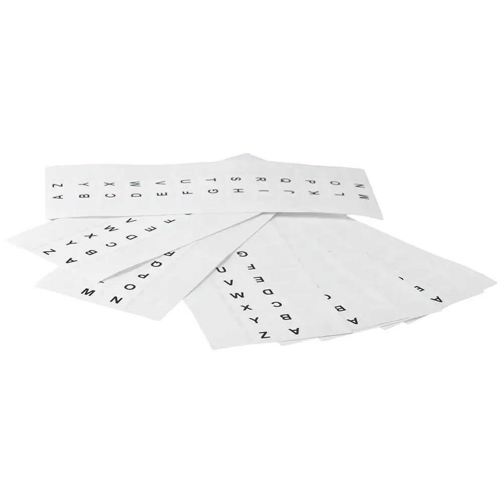 

A-Z Sticky Tabs Small Alphabet Self-Adhesive Book Tabs White 208PCS Index Tabs Files