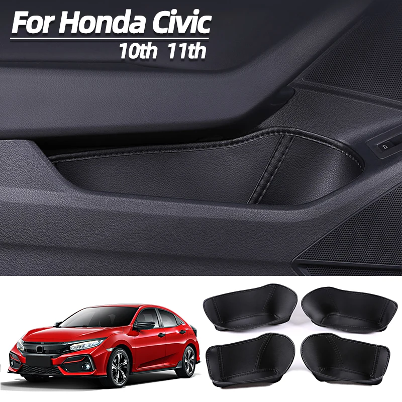 

For Honda Civic 10th 11th Sedan Door Storage Door Slot Gasket Protective Pad Scratch-resistant And Dirt-resistant Car Accessorie