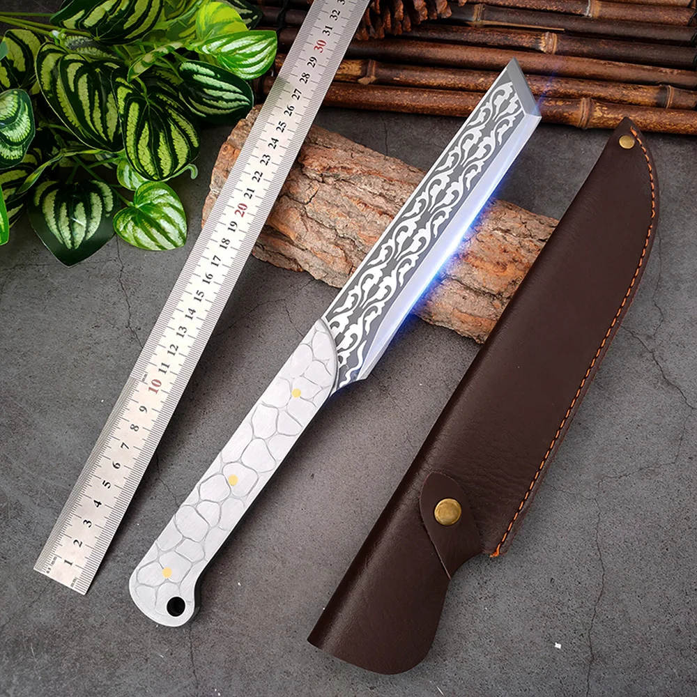 

Heavy Duty Butcher Knife High Quality Stainless Steel Handle Kitchen Knife Chicken Beef Fish Cleaver Knife Chef Boning Knife