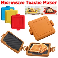 Microwavable Toastie Maker No Electricity Microwave Sandwich Makers Portable Hamburger Toast Maker Time Saving Breakfast Machine 1