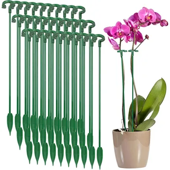 Plastic Plant Supports Stakes Flower Stand Sticks Reusable Protection Fixing Tool Flower Grow Holder Garden Tools