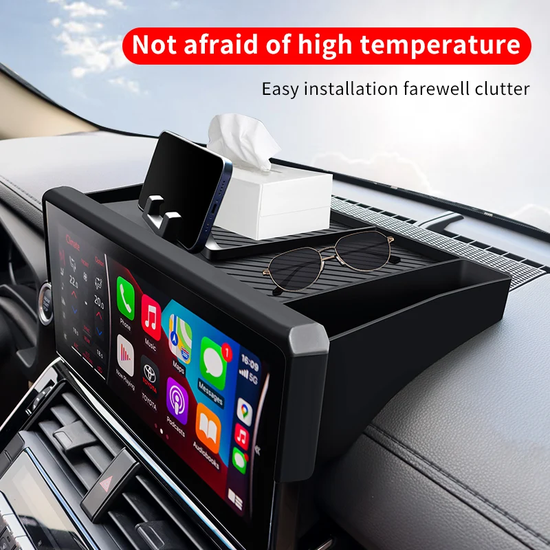 For 2021-2024 Toyota Land Cruiser 300 Multimedia display Back Storage Protection sleeve cover LC300 Interior upgrade Accessories