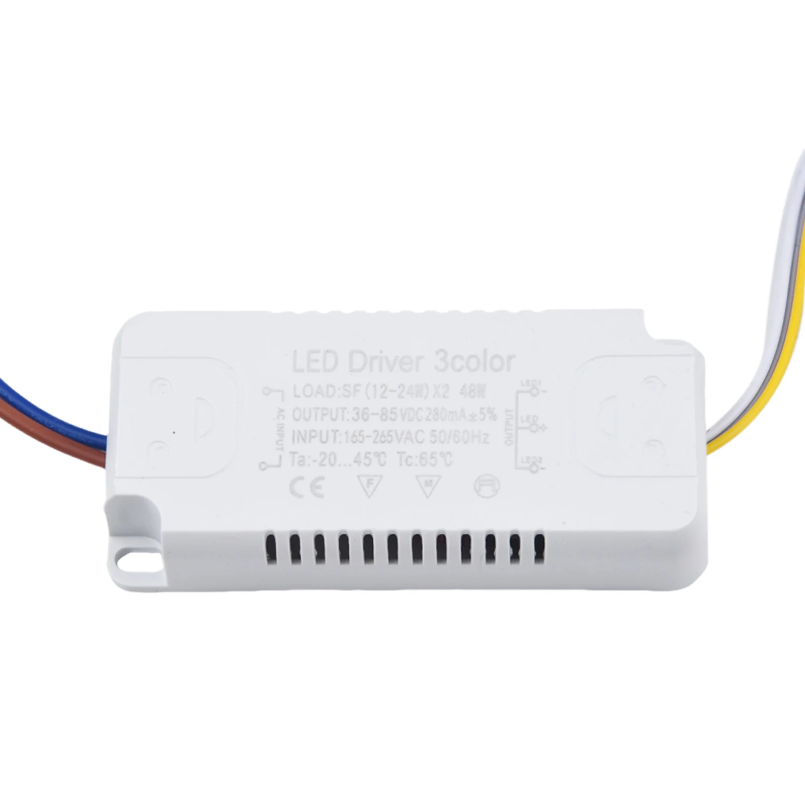 LED-Treiber, 3-Farben-Adapter, 8–24 W, 20–40 W, 30–50 W, 40–60 W, 50–70 W, für LED-Beleuchtung, nicht isolierender Transformator-Treiber-Ersatz – Detail 12