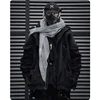 Unisex High Street Functional Cargo Jacket Techwear Fake two-piece Tactical Windbreaker Coats Streetwear Men's clothing Oversize 3
