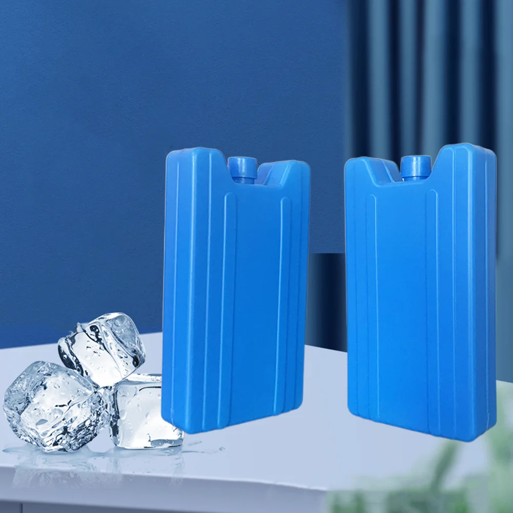 4 Pcs Air Conditioning Ice Plate Outdoor Packs Freezer Supplies Reusable Cases Easy Carry Multipurpose Plastic