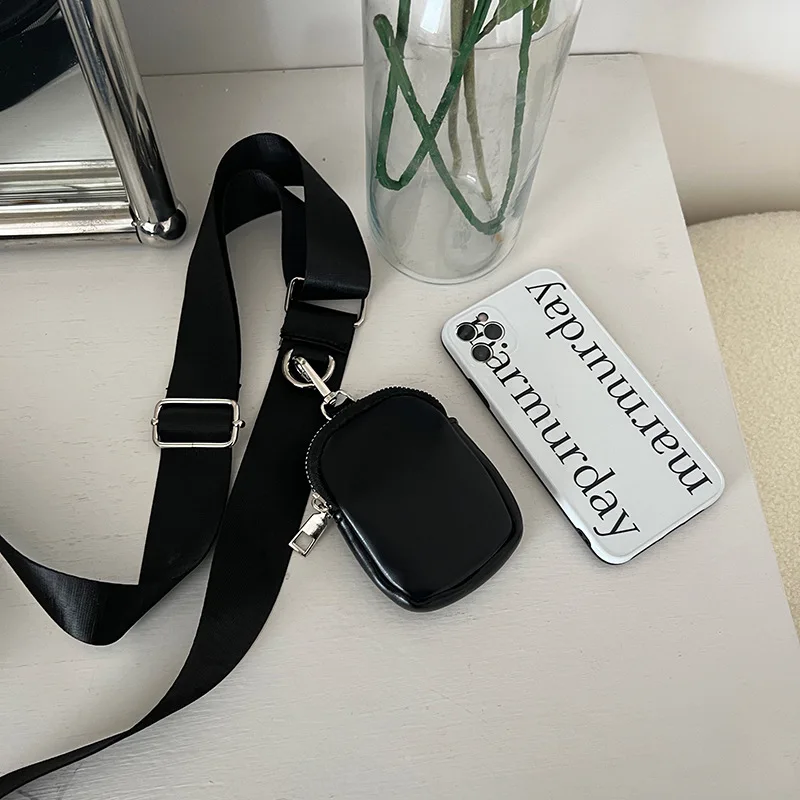 Women Shoulder Bags  Mini Quilted Crossbody Bag with Purse Simple Solid Color Crossbody Bag Fashion Casual Square Zipper Bag