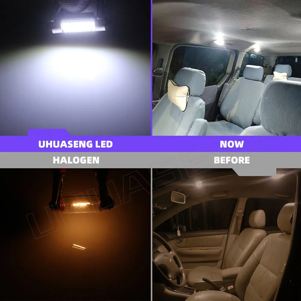 UHUASENG Ʈũ  ȣ ڵ ȣ , LED C5W C10W , 31mm 佺 ׸ , 28mm, 31mm, 36mm, 39mm, 41mm, 2 