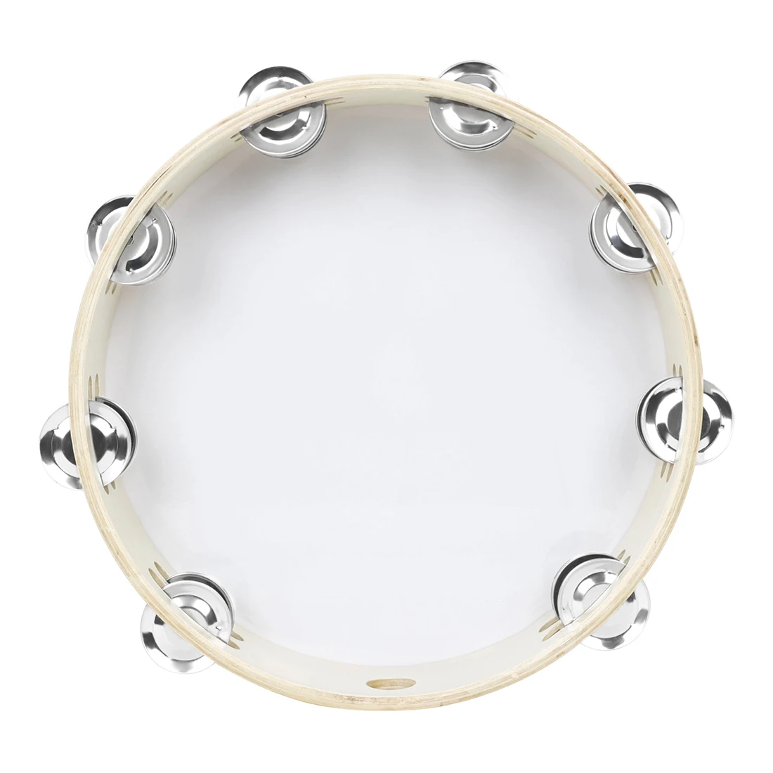 Hand Tambourine 10 inch Hand Shaken Tambourine For Children's Gift