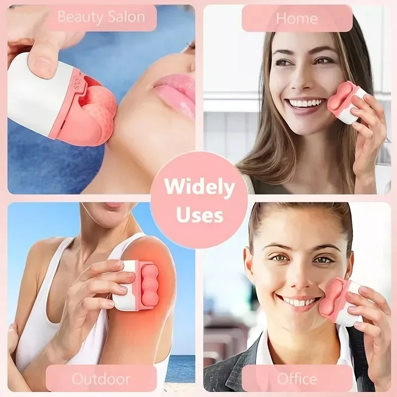 

Double Head Ice Roller for Face Eye Massage Tools Face Massager for Wrinkles Pain Relief Facial Skin Care Cold Therapy